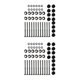 thumbnail image 1 of Toystoory 12 Pieces Trampoline Enclosure Pole Gap Spacers Safety Enclosure Replacement Tipo 1 2Conjunto, 1 of 1