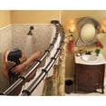 thumbnail image 2 of Moen 60-Inch Adjustable Stainless Steel Double Curved Shower Rod, Old World Bronze, 2 of 6