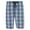 Blue Pattern, variant on Hanes  Woven Cotton Pajama Sleep Shorts (Men)