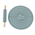 thumbnail image 2 of Rolling Pin Pastry Baking Mat, Non Stick Safe and Sanitary Pot Rolling Pin Strong Practicality Rolling Pin Kneading Pad for Kitchen Restaurant School Use, 2 of 8