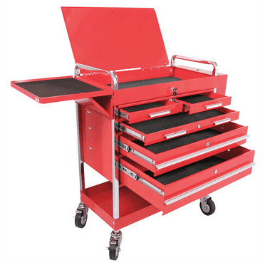SUNEX PROFESSIONAL DUTY 5 DRAWER SERVICE CART