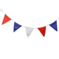 thumbnail image 3 of 12 Banderas Banderín Boda/decoración Fiesta Cumpleaños Blanco Rojo Azul, 3 of 8