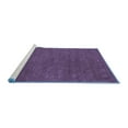 thumbnail image 2 of Ahgly Company Machine Washable Indoor Rectangle Abstract Blue Contemporary Area Rugs, 2' x 4', 2 of 4
