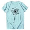 thumbnail image 2 of ALLLIST Short Sleeve Tops for Women Crew Neck Summer T-Shirts Floral Trendy Blue Shirts Ladies Tops, 2 of 5