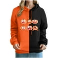 thumbnail image 2 of Inverlee Thanksgiving Sweatshirts for Women Cute Turkey Pumpkin Graphic Sweatshirt Comfy Raglan Sleeve Gifts Shirts Crewneck Dressy Casual Pullover Tops, 2 of 5