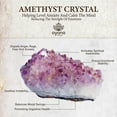 thumbnail image 3 of AYANA Raw Amethyst Deep Purple Healing Crystal Earrings for Women | Gold-Plated Copper Base Jewelry for Spiritual Awareness & Peace | Handmade, Ethically Sourced Pure Natural Natural Gemstone, 3 of 7