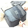 thumbnail image 3 of Packing Cubes for Travel, 6Pcs/set Travel Packing Cubes for Suitcases Lightweight Travel Essential Bag with Toiletries Bag for Clothes Shoes Cosmetics Toiletries, 3 of 3