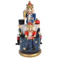 thumbnail image 2 of European-type handmade nutcracker rotating music box handicraft decoration home wooden music box blue, 2 of 4