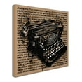 thumbnail image 3 of Trademark Fine Art Roderick Stevens 'Three-Quarter Typewriter' 24 x 24 (RS989-C2424GG), 3 of 4