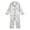 C162 Light Gray, variant on CONZONE Halloween Girls Pajamas Set Little Girls Printed Long Sleeve Button Down Tops and Pants Hallowmas Sleepwear Cozy 2 Piece Pjs Set for Girls Size 5-6 Years