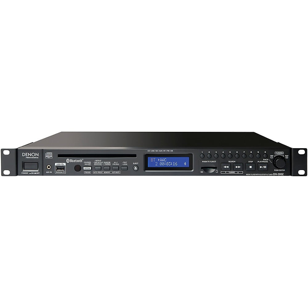 Denon Professional DN300Z CD/Media Player With Bluetooth/USB/SD/AUX