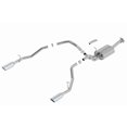 thumbnail image 1 of Borla Exhaust System Kit 140752 S-Type Cat Back System; T-304 Stainless Steel; With Mufflers; 2-1/2 To 3 Inch Pipe Diameter; Single Exhaust With Dual Exit; Split Rear Exit, 1 of 2