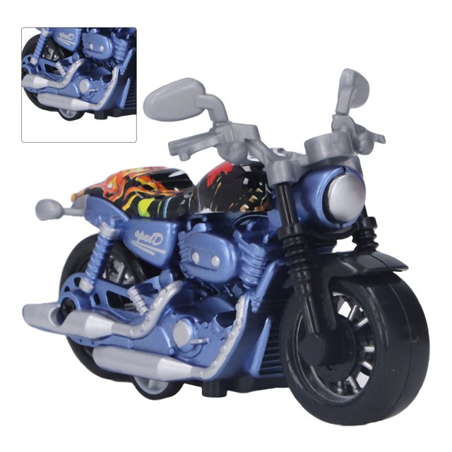 LAFGUR Motorcycle Model Toy, High Simulation Alloy Motorcycle Model For Birthday Gift