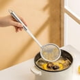 thumbnail image 3 of Tnobhg Fine Mesh Skimmer Spoon Professional 304 Stainless Steel Food Grade Long Handle Dishwasher Safe Skimmer, 3 of 7