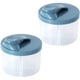 thumbnail image 5 of FELTECHELECTR Dispensador de fórmula giratorio de cuatro compartimentos, 2 unidades, contenedor para fórmula infantil, caja para leche en polvo, 5 of 5