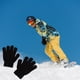 thumbnail image 1 of Guantes de Punto para Niños, Manoplas Calientes con Dedos Divididos, Prendas de Mano Invernales de Color Sólido con Fibra Acrílica, Ajuste Cómodo para Jugar, Escribir y Actividades al Aire Libre, 1 of 9