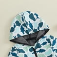 thumbnail image 4 of Abcomgle Toddler Baby Boy Camo Hoodie Windbreaker Zip Up Long Sleeve Hooded Camouflage Jacket Coat Kids Hunting Clothes,Light Blue, 4 of 4
