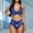 Blue, variant on Levmjia Womens Lingerie Exotic Sets Ladies Fashion Temptation Lace Neckband Underwear