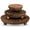 Brown, variant on Amyhill 3 Pcs 5/4/3 Inch Wooden Risers for Display Wood Pedestal Stand Mini Tray Stand Round Wooden Pedestal Holder Rustic Buffet Cake Riser for Decor Tiered Tray Decor Home Kitchen(Brown)