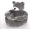 Grey, variant on Teddy Bear Dog Bed with Arms, 2025 New Cozy Donut Cute Soft Warm Non-Slip Plush Cuddle Bear Pet Bed with Anti-Slip Bottom for Cat and Dogs