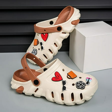 

KINODAY All-Season Women‘s Clogs Casual Lightweight Solid Color Soft Sole Slip-Ons for Everyday Comfort
