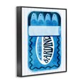 thumbnail image 3 of Stupell Industries Blue Canned Sardines Black Framed Giclee Art design by Lil' Rue, 14 x 11, 3 of 8
