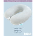 thumbnail image 3 of Bliss Travel Neck Pillow Soft U-Shaped Memory Foam with Washable Cover, 3 of 7