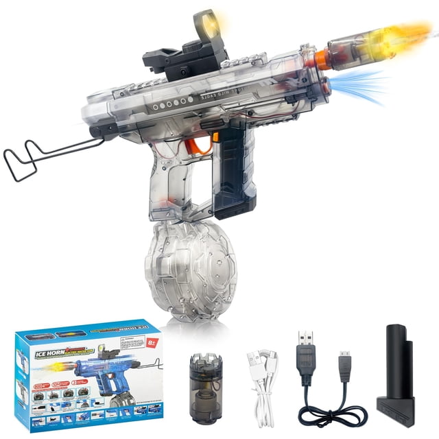 Pistola de Agua Eléctrica 8-12 Niños Auto Recarga 800ml LED Azul