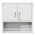 thumbnail image 2 of Furvclv Metal Wall Storage Cabinet With Locking Door, Powder-Coating Steel Garage Cabinet With 1 Adjustable Shelf And 1 Opened Drawer For Pantry, Utility Room, 2 of 9