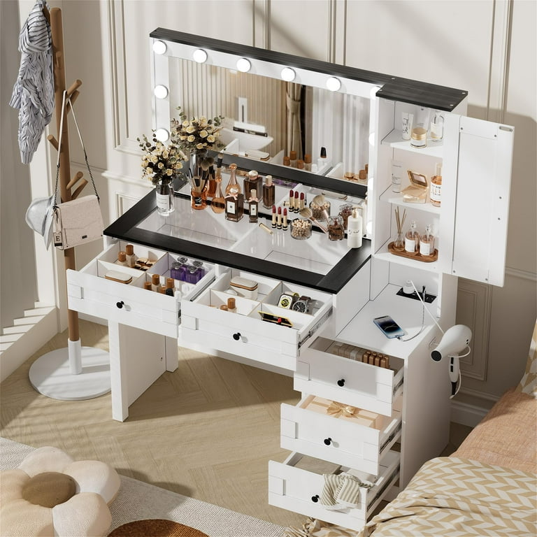 Tabletop makeup vanity 2025