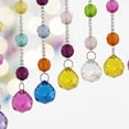 thumbnail image 3 of Acrylic Multicolor Beaded Door Curtain, Self-Adhesive Door String Beads Curtains for Doorways Hippie Window Closet Door Way Bead Hangings Curtain Arched Bedroom Hallway String Curtains(20 Strings), 3 of 7