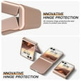thumbnail image 2 of Designed for Samsung Galaxy Z Flip 7 Case Magnetic, with Hinge Protection & Tempered Glass Screen Protector Hard PC Skin Friendly Slim Anti-Scratch Protective Cover for Women & Men - Rosegold, 2 of 7