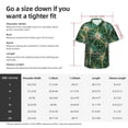thumbnail image 6 of Lsque Thorns Of Macro Cactus pattern Hawaiian Shirt for Men, Unisex Summer Beach Casual Short Sleeve Button Down Shirts-Large, 6 of 9