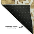 thumbnail image 3 of Addison Rugs Mayfield Washable Transitional Circles Gold Rectangle Rug, 2'6" x 3'10", 3 of 6