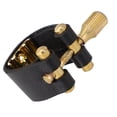 thumbnail image 2 of For Soprano Sax Accessories Ligature with Leather Fastener Clip Reliable Protection and Improved Sound Projection A, 2 of 10