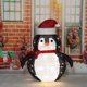 thumbnail image 1 of Led De Nol,pere Noel Exterieur,bonhomme De Neige Lumineux Led De Nol,flexible Et Rtractable,ipx65 Tanche,decoración De Jardín 56x36 Cm (lumire Blanche), 1 of 5