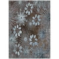 thumbnail image 2 of Addison Rugs Chantille Indoor/Outdoor Transitional Floral Brown Machine Washable Rectangle Rug, 8' x 10', 2 of 8