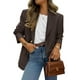 thumbnail image 1 of Blazer PRETTYGARDEN 2025 para mujer, casual, de negocios, color café S, 1 of 6