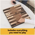 thumbnail image 3 of Juego de mesa Spin Master Games Legacy Deluxe Backgammon, 3 of 9