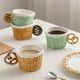 thumbnail image 5 of Water Cup Cute Ceramic Mug Office Afternoon Tea Coffee Cup Home Breakfast Milk Cup,Brown,Round Handle, 5 of 5
