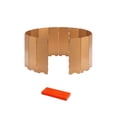 thumbnail image 1 of Parabrisas para estufa de campamento shamjiam plegable con bolsa de transporte 16 placas protección contra el viento, 1 of 8