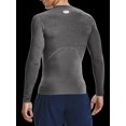 thumbnail image 2 of Under Armour HeatGear Long Sleeve Baselayer T-Shirt, Grey, 2 of 6