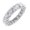 White Gold, variant on Karty - 2 Carat Round Diamond Eternity Band