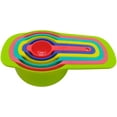 thumbnail image 2 of 6 Pieces Long Handle Plastic Gram Measuring Spoon with 5 Pieces Cupcake Mould for Baking,Measuring Coffee, Grains, Protein, 2 of 7