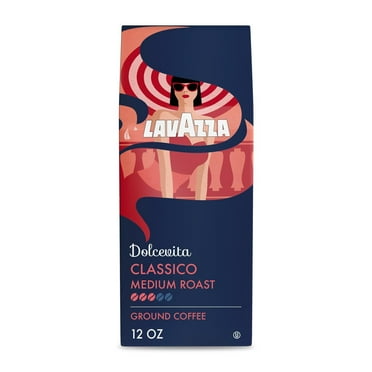 Lavazza Classico Ground Coffee Blend, Medium Roast, 12 oz