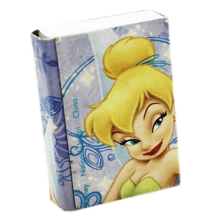Tinkerbell Erasers - Disney's Tinker Bell Sly Look Faded Blue Colored Cover Eraser