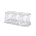 thumbnail image 4 of Caja transparente para condimentos Macarena tarro de especias 3 rejillas, 4 of 8