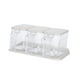 thumbnail image 3 of Caja organizadora de condimentos transparente con 3 compartimentos Albaricoque, 3 of 9