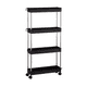 thumbnail image 1 of Estante Organizador De 4 Niveles Para Cocina/baño, Negro, 1 of 5