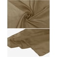 thumbnail image 4 of INSPIRAR CHIC Bufandas de Satén Sólidas para Mujeres 20" Pañuelo Cuadrado Pequeño Pañuelo de Cuello Café 19.7x19.7''(LxA), 4 of 5